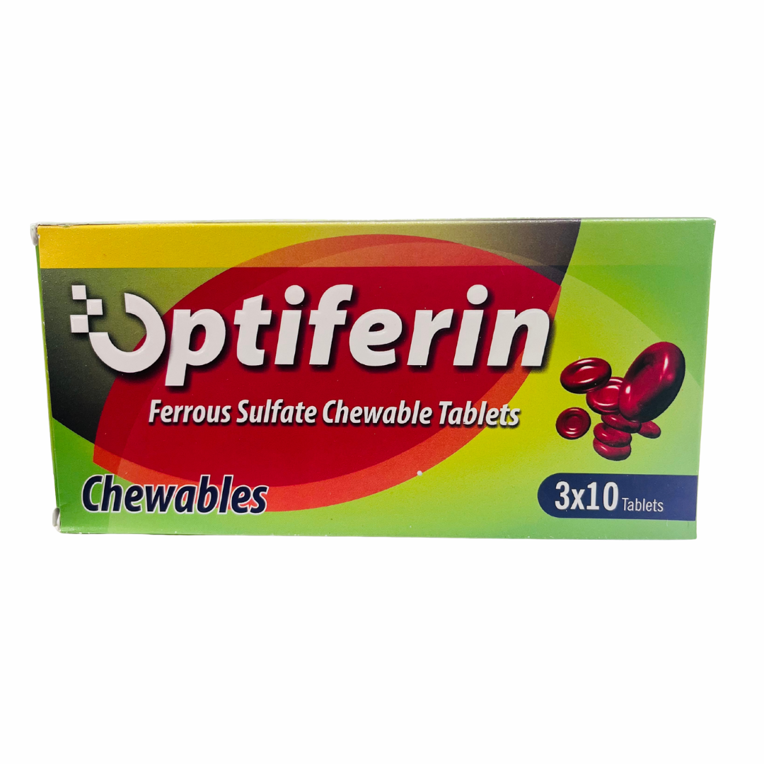 Optiferin Ferrous Sulfate Chewable Tablets product image